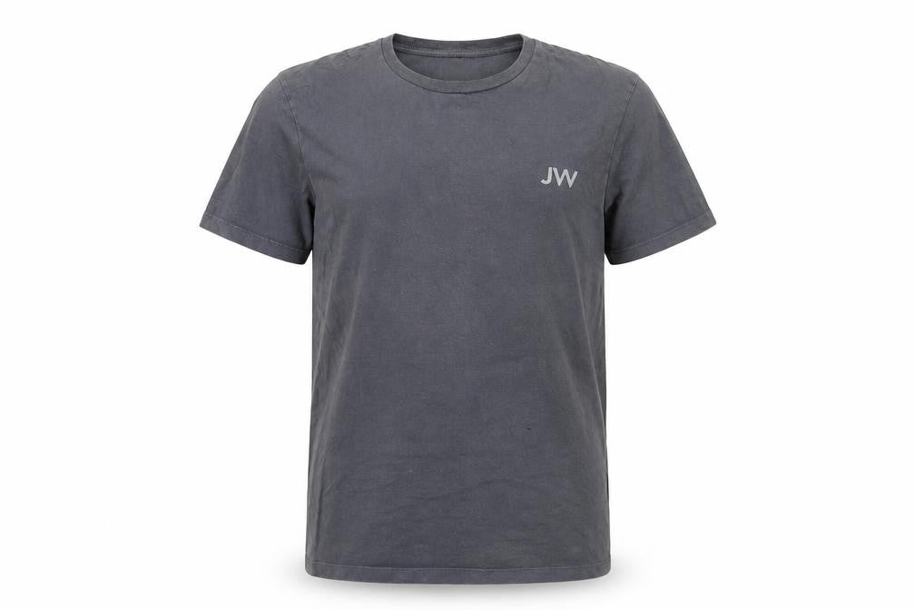 Jack Wills Men Grey Small Cotton Crew Neck Short Sleeve T-Shirt
