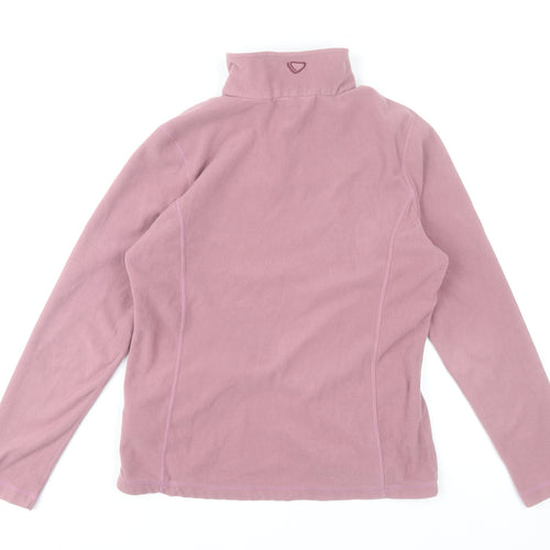 Brasher Women Pink Fleece Sweatshirt UK 12 Outdoor Hiking Pullover