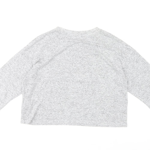 Sex Education Womens Grey Cropped Logo T-Shirt M Size 12-14