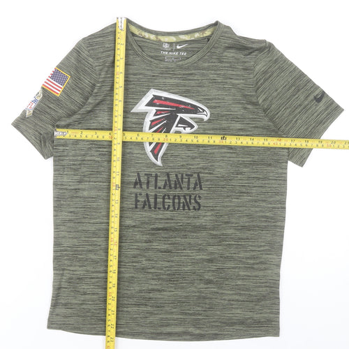 Nike Boys Green Atlanta Falcons NFL Short Sleeve Dri-Fit T-Shirt 10-12Y