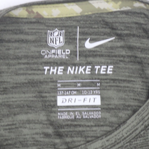 Nike Boys Green Atlanta Falcons NFL Short Sleeve Dri-Fit T-Shirt 10-12Y