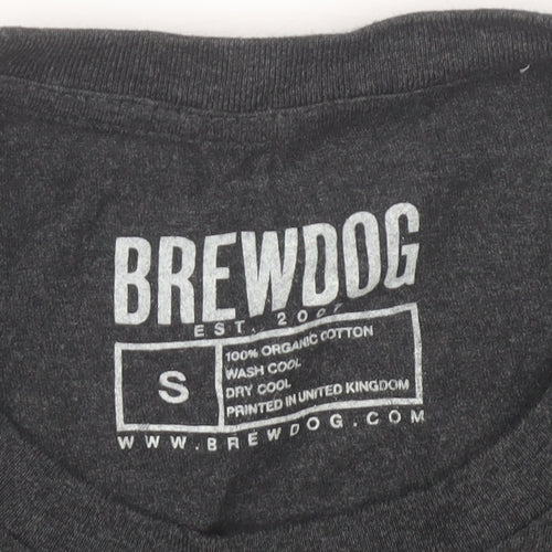 BrewDog Men's Black Small Manchester Graphic T-Shirt