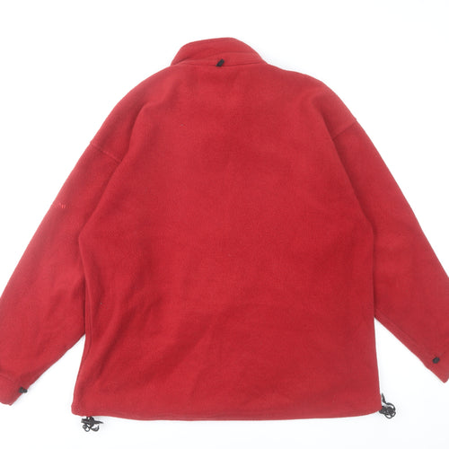 Regatta Womens Red Fleece Jacket UK 14 Full Zip Outdoor Coat
