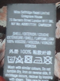 Miss Selfridge Women’s Brown Floral Wide-Leg Jumpsuit Size 10