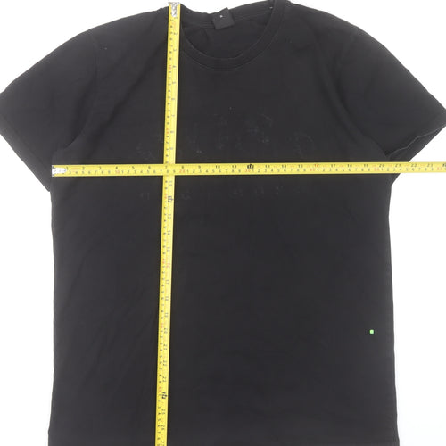Hugo Boss Men’s Black XL Crew Neck Short Sleeve Cotton T-Shirt