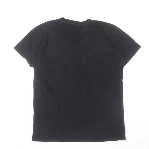 Hugo Boss Men’s Black XL Crew Neck Short Sleeve Cotton T-Shirt