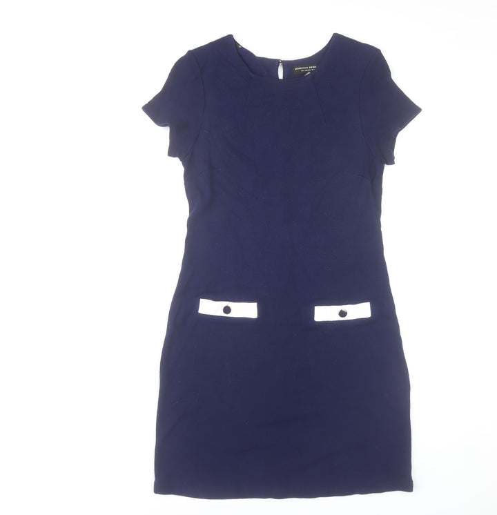 Dorothy Perkins Women’s Blue Size 10 Sheath Work Dress