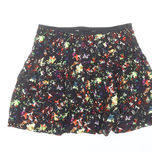 GAP Women’s Multicoloured Floral Pleated Knee Length Skirt Size 10