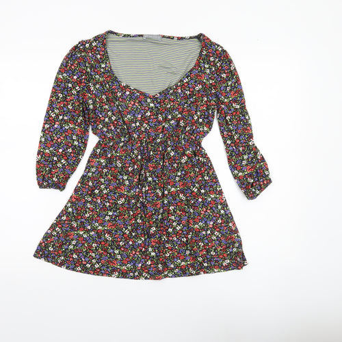 Marks and Spencer Women’s Multicoloured Floral Tunic Blouse Size 12