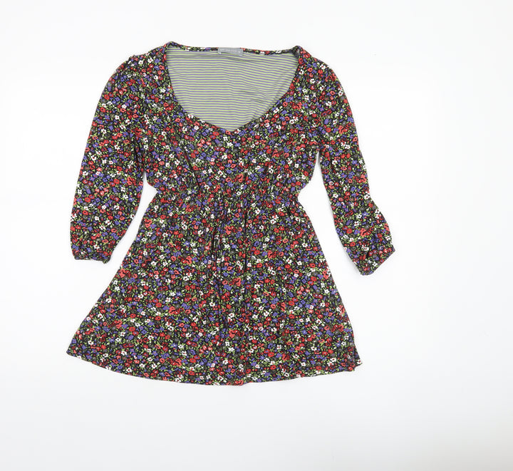 Marks and Spencer Women’s Multicoloured Floral Tunic Blouse Size 12