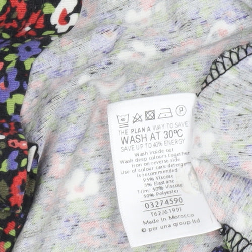 Marks and Spencer Women’s Multicoloured Floral Tunic Blouse Size 12