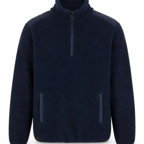 Regatta Men’s Blue Fleece Pullover Sweatshirt High Neck Size M