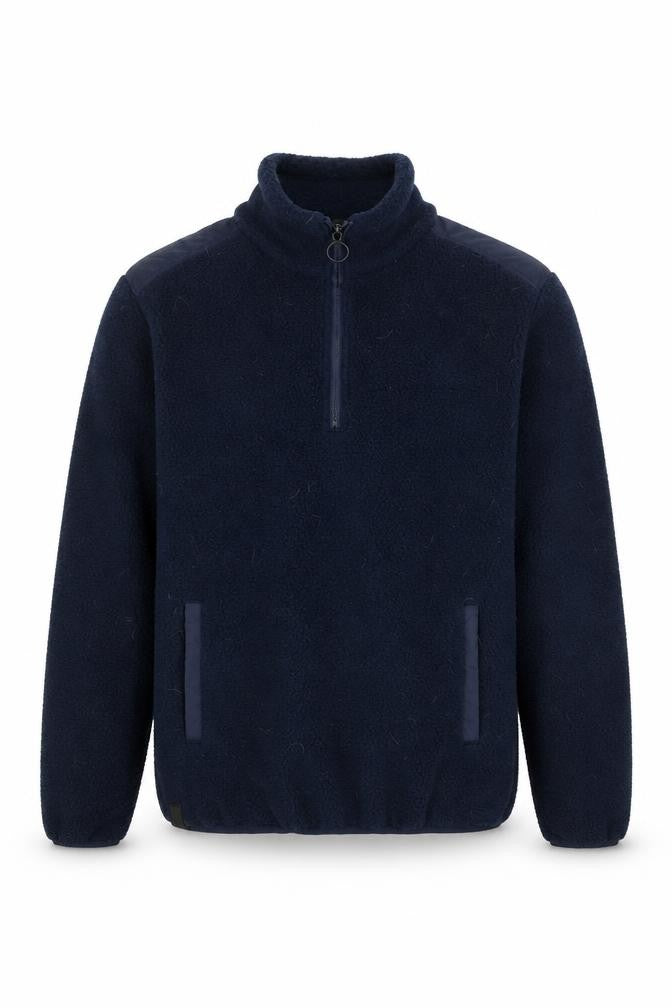 Regatta Men’s Blue Fleece Pullover Sweatshirt High Neck Size M