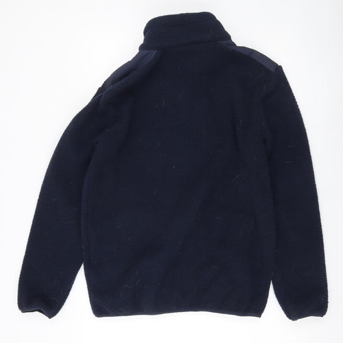 Regatta Men’s Blue Fleece Pullover Sweatshirt High Neck Size M