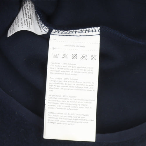 Regatta Men’s Blue Fleece Pullover Sweatshirt High Neck Size M
