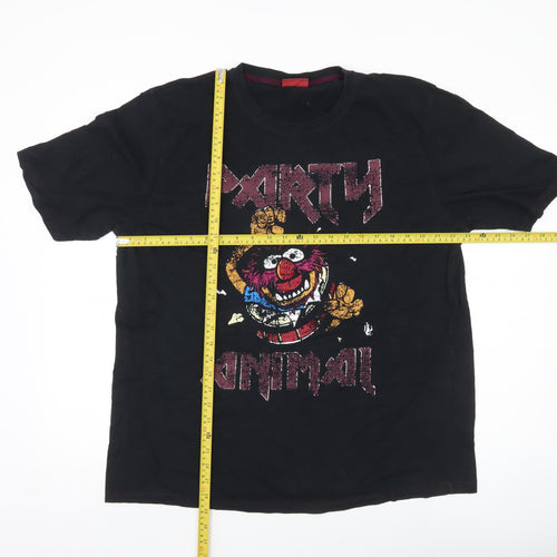 Disney at George Women’s Black Animal Party T-Shirt XL