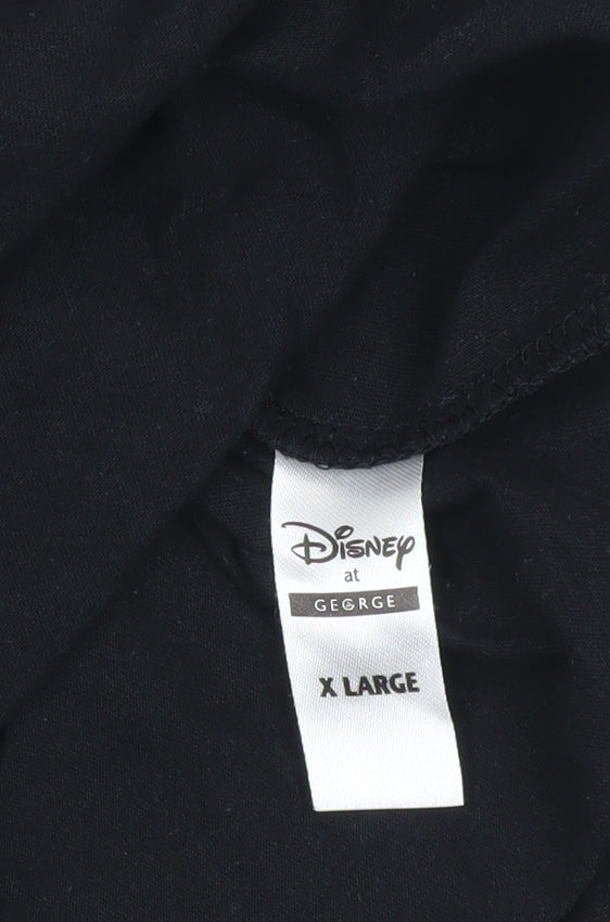 Disney at George Women’s Black Animal Party T-Shirt XL