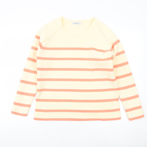Gallery Women’s Multicoloured Striped Pullover Jumper UK S