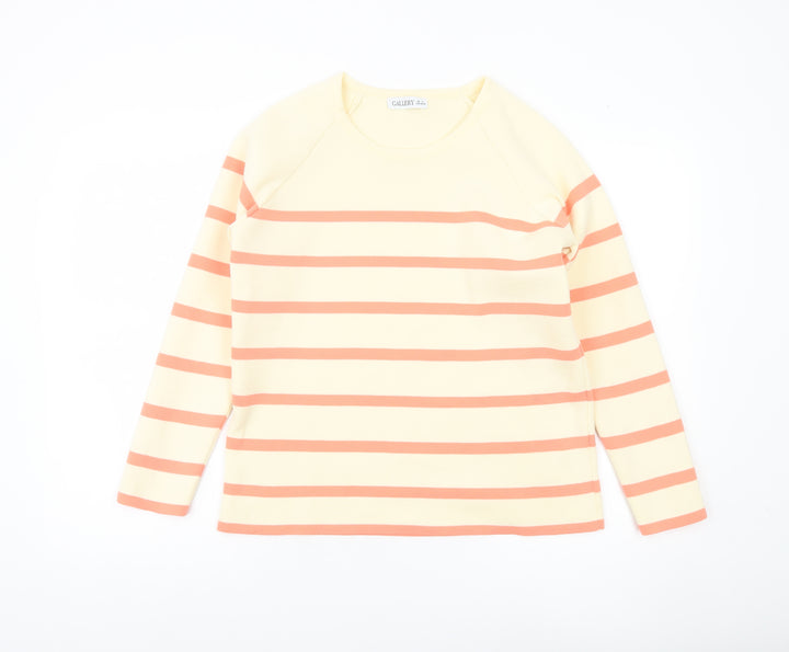 Gallery Women’s Multicoloured Striped Pullover Jumper UK S
