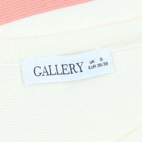 Gallery Women’s Multicoloured Striped Pullover Jumper UK S