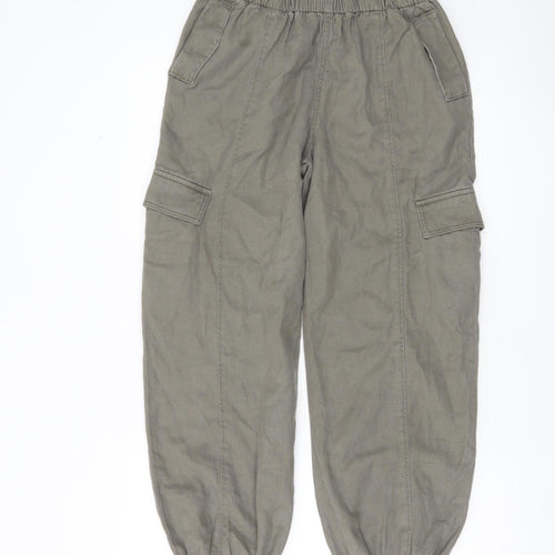 Dunnes Stores Women’s Green Cargo Trousers Size 25in Waist Casual