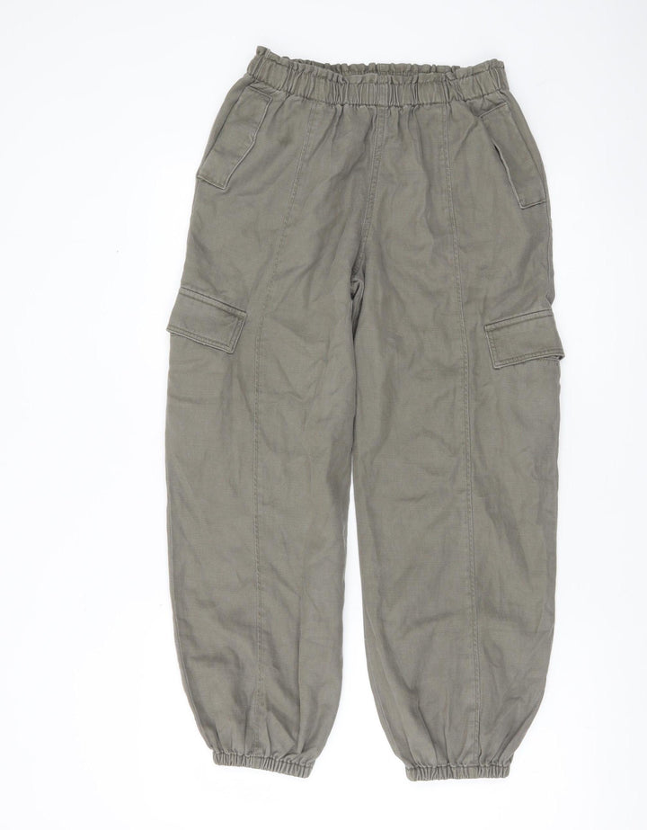 Dunnes Stores Women’s Green Cargo Trousers Size 25in Waist Casual
