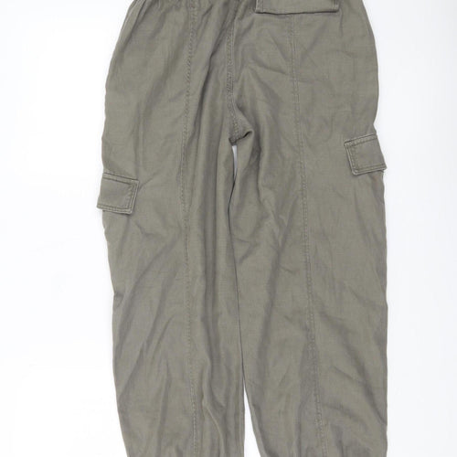 Dunnes Stores Women’s Green Cargo Trousers Size 25in Waist Casual