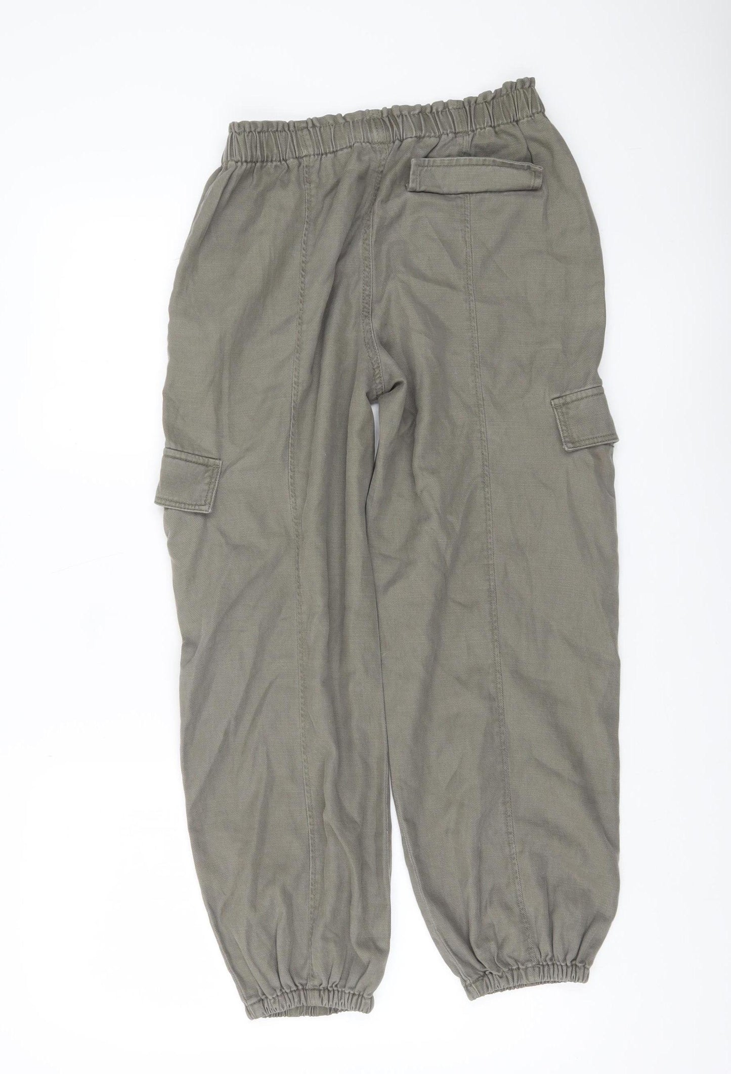 Dunnes Stores Women’s Green Cargo Trousers Size 25in Waist Casual