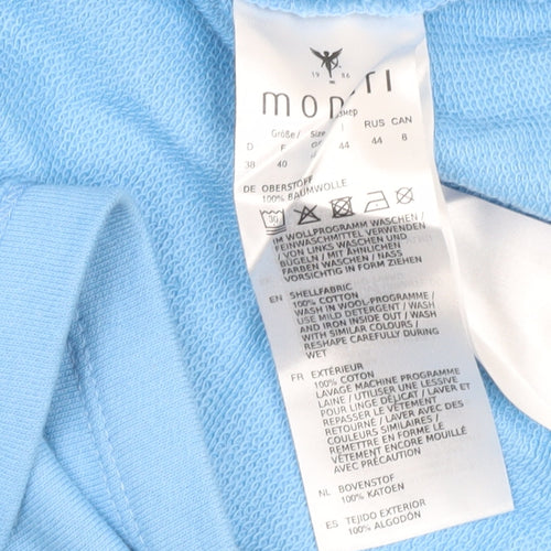 Monari Women’s Blue Pullover Sweatshirt Size 10 Cotton Long Sleeve