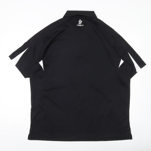 Proquip Men’s Black XL Golf Polo Shirt Lightweight Polyester