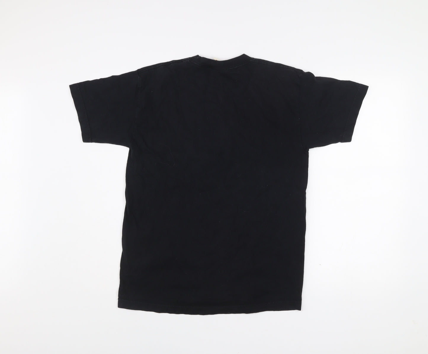Quality Goods Women Black Cotton Canada Embroidered T-Shirt M