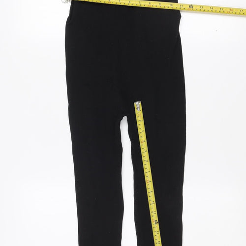 Zara Women Black XS Slim Fit Sleeveless Zip Back Catsuit