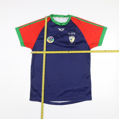 BCF Sports Men’s Blue Football Rugby Jersey T-Shirt Size M