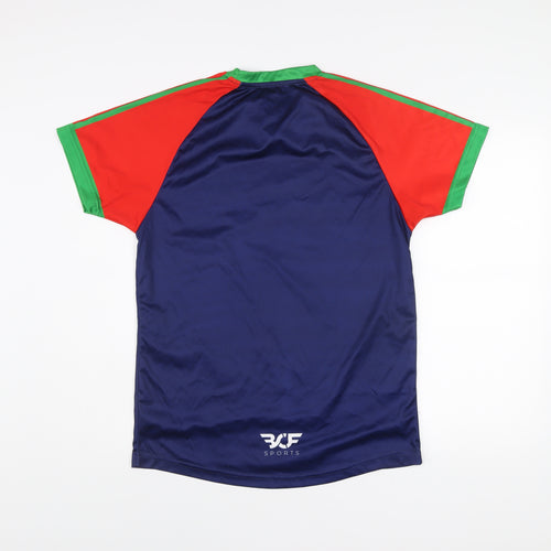 BCF Sports Men’s Blue Football Rugby Jersey T-Shirt Size M