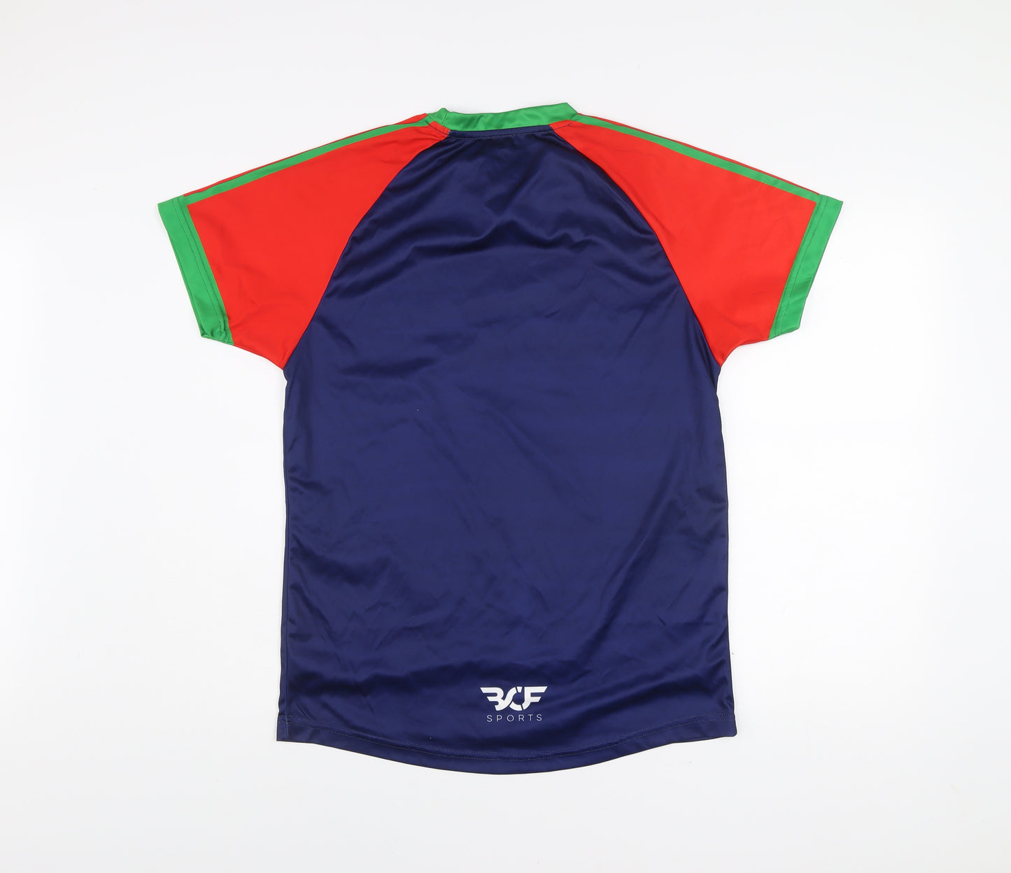 BCF Sports Men’s Blue Football Rugby Jersey T-Shirt Size M