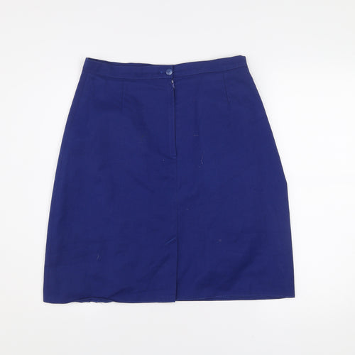 Hunter Women’s Blue Knee Length Pencil Skirt Size 14 Workwear