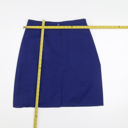Hunter Women’s Blue Knee Length Pencil Skirt Size 14 Workwear