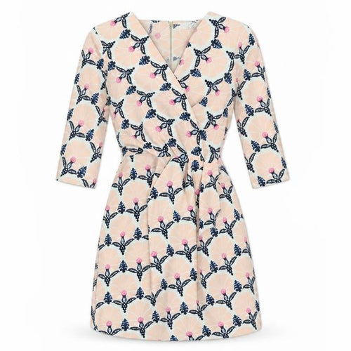 Closet Women’s Multicoloured Knee Length Wrap Dress Size 8