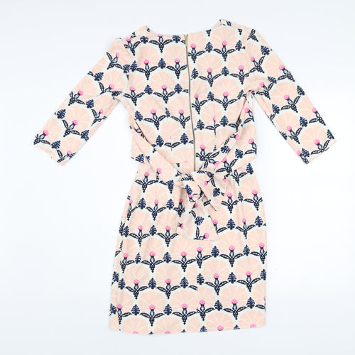 Closet Women’s Multicoloured Knee Length Wrap Dress Size 8
