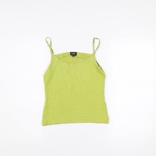 Hobbs Womens Green Camisole Tank Top S Cotton Elastane Summer