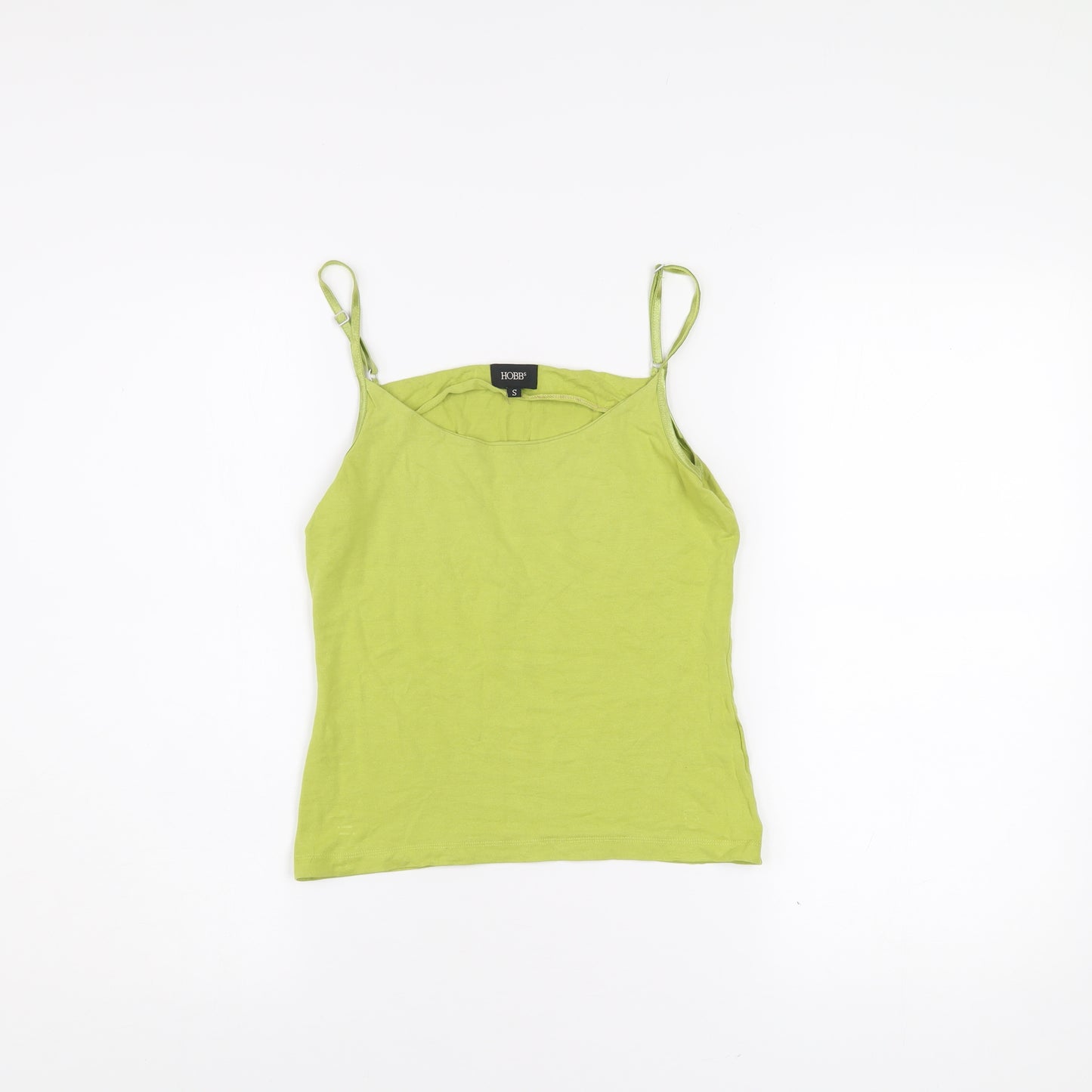 Hobbs Womens Green Camisole Tank Top S Cotton Elastane Summer