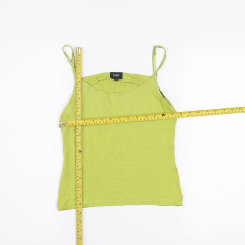 Hobbs Womens Green Camisole Tank Top S Cotton Elastane Summer