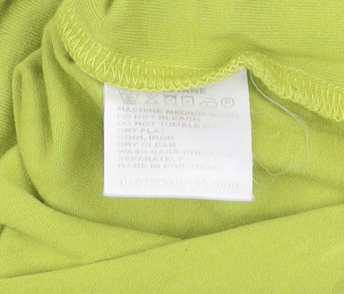 Hobbs Womens Green Camisole Tank Top S Cotton Elastane Summer