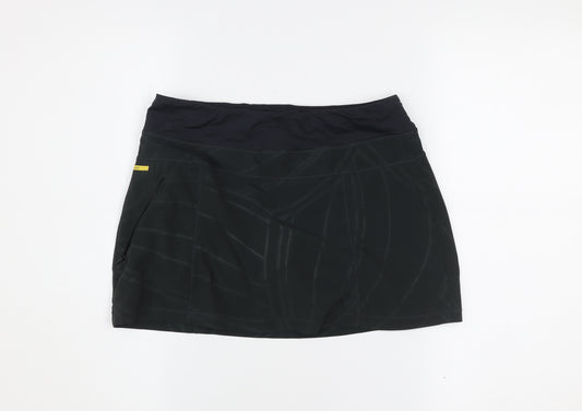 Lolë Women’s Black Athletic Skort M Running Tennis Yoga Sports