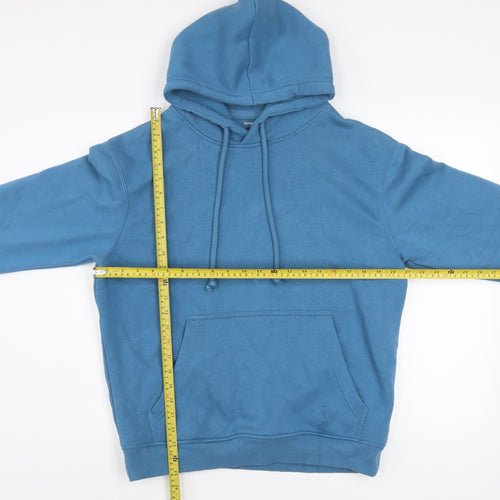 Dunnes Stores Men's Blue Pullover Hoodie Size S Relaxed Fit