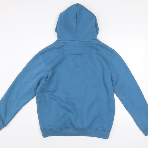 Dunnes Stores Men's Blue Pullover Hoodie Size S Relaxed Fit