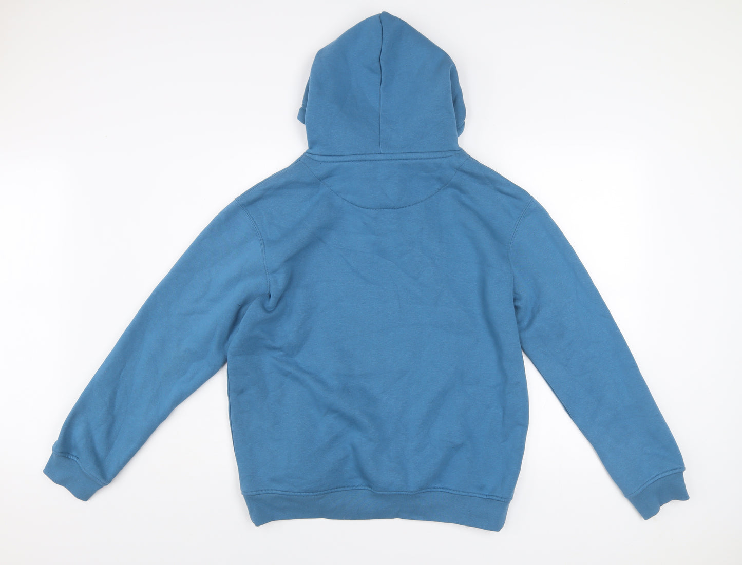 Dunnes Stores Men's Blue Pullover Hoodie Size S Relaxed Fit