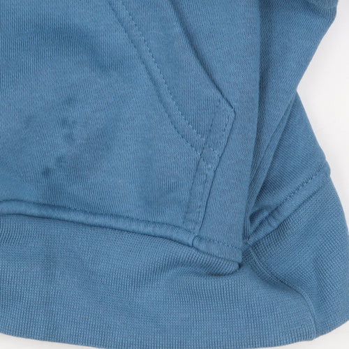 Dunnes Stores Men's Blue Pullover Hoodie Size S Relaxed Fit