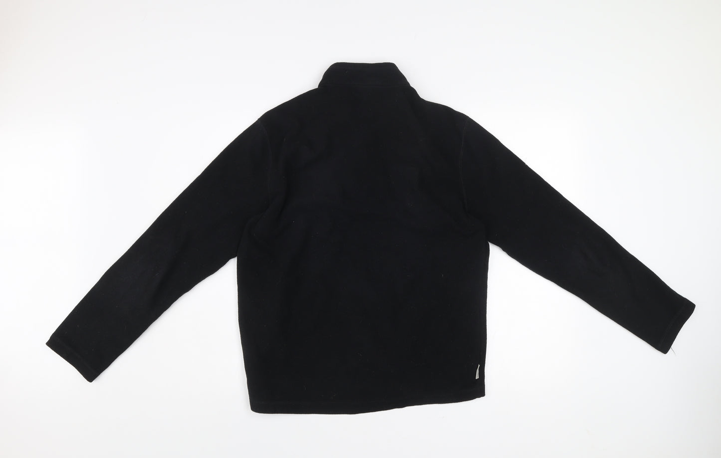 Decathlon Men’s Black Fleece Sweatshirt Size L 1/2 Zip Pullover Outdoor