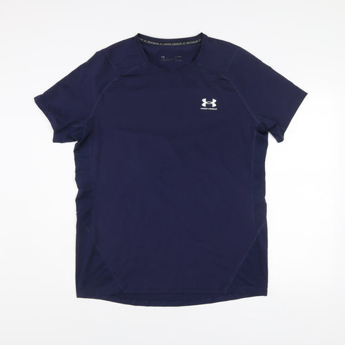 Under Armour Men’s Blue Athletic T-Shirt Size M Short Sleeve
